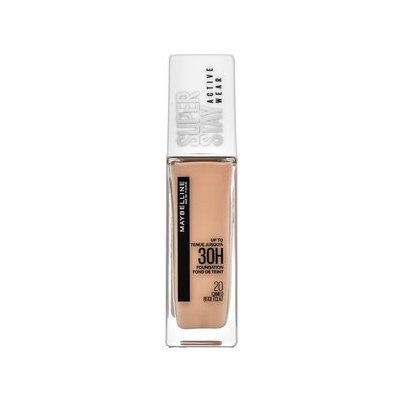 Maybelline Super Stay Active Wear 30H Foundation 20 Cameo Beige Eclat dlouhotrvající make-up proti nedokonalostem pleti 30 ml