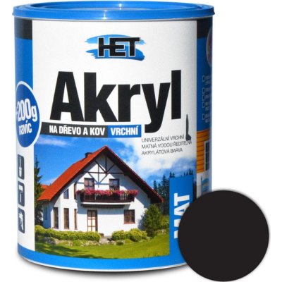 Het Akryl mat 0,7 kg černá – Hledejceny.cz