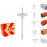KLIMAS Wkret-met LMX-10 Talířová hmoždinka s kovovým trnem a zkrácenou expanzní zónou Ø10 mm 90 mm - 200 ks – Sleviste.cz
