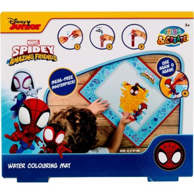 Alltoys Canenco Kreativní podložka na vodní malování Spidey – Hledejceny.cz