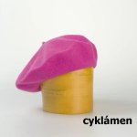 Karpet baret dámský vlněný s flitry cyklámen – Hledejceny.cz