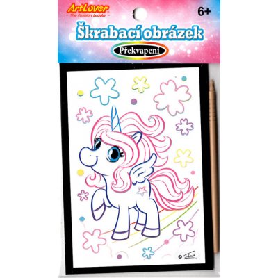 ArtLover Mini škrabací obrázek překvapení – Zboží Dáma