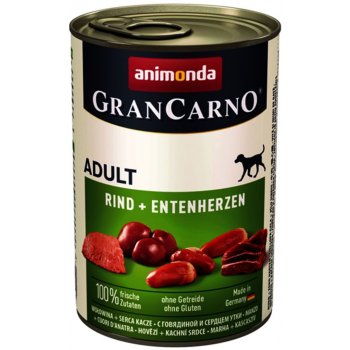 Animonda Gran Carno hovězí & kachní srdce 400 g