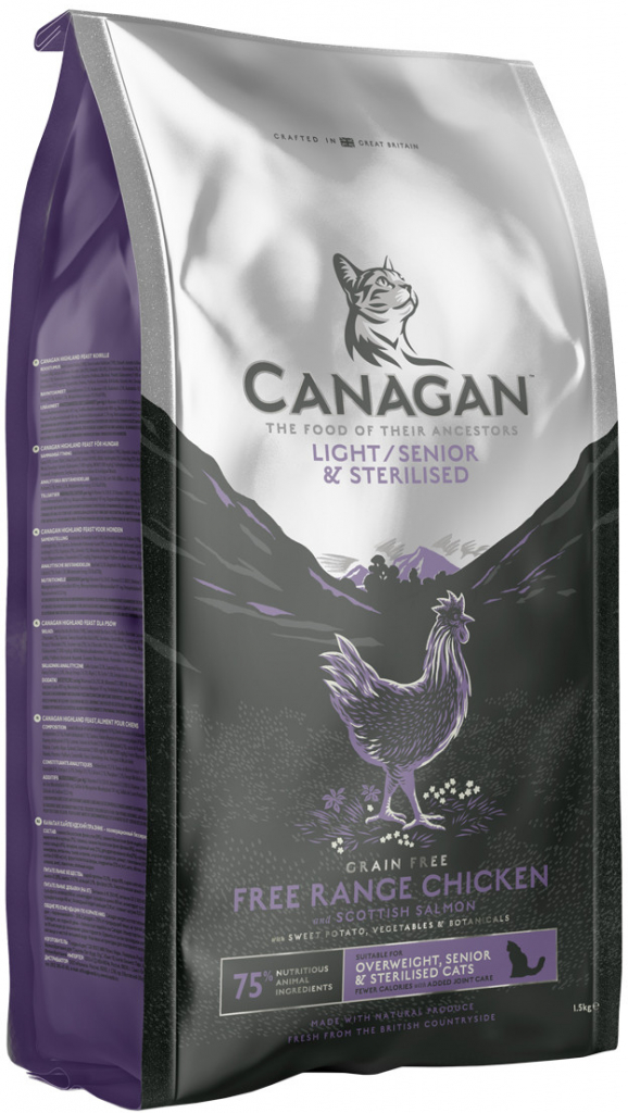 Canagan Cat Dry Light Senior Sterilised 1,5 kg