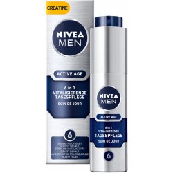 Nivea Men Active Age Day Moisturiser revitalizační pleťový krém 50 ml od  232 Kč - Heureka.cz