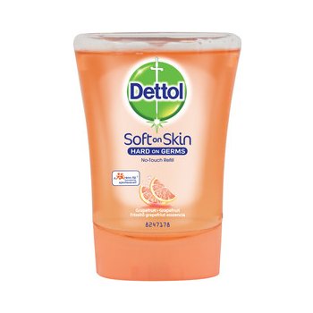 Dettol Grapefruit antibakteriální mýdlo do bezdotykového dávkovače náhradní náplň 250 ml