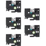 Starink Kompatibilní páska Brother TZ-251 / TZe-251, 24mm x 8m, černý tisk / bílý podklad 5-PACK – Zboží Živě