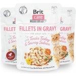 Brit Care Cat Fillets in Gravy Tender Turkey & Savory Salmon 85 g – Sleviste.cz