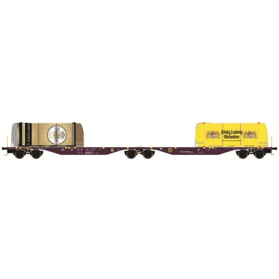 Mehano Dvojitý kontejnerový vůz Sggmrss'90 RailRelease H0 30044 – Hledejceny.cz