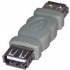 usb kabel Logo KAU1F1FNQL USB 2.0 A samice - USB 2.0 A samice