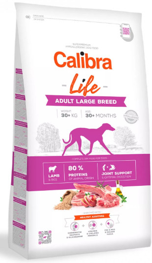 Calibra Dog Life Adult Large Lamb & Rice 2 x 12 kg