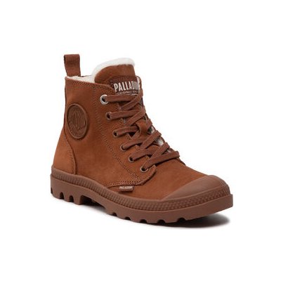 Palladium turistická obuv Pampa Hi Zip Wl 95982-200-M brown pattina – Zboží Mobilmania