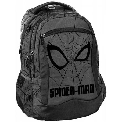 Paso Školní batoh Marvel Spiderman ergonomický 41cm šedá – Zboží Mobilmania