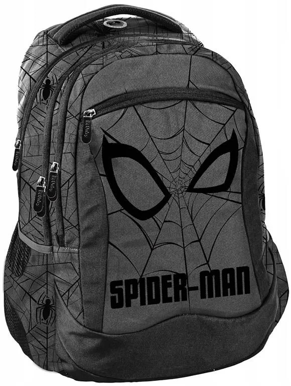Paso Školní batoh Marvel Spiderman ergonomický 41cm šedá