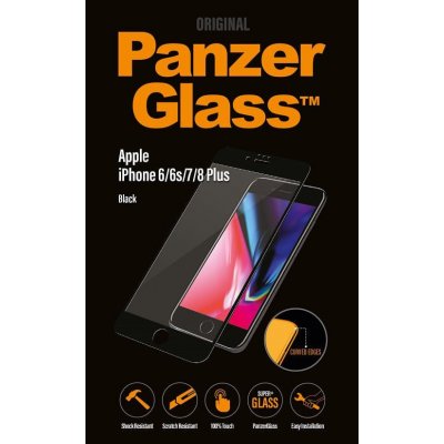 PanzerGlass PREMIUM pro Apple iPhone 8/7, 6S, 6 Plus jet 2615 – Zboží Živě