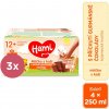 Příkrm a přesnídávka Hami Mlíčko s kaší s příchutí gurmánské čokolády 3x 4 x 250 ml