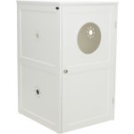 TRIXIE XL domek na kočičí toaletu 2 poličky MDF 53 x 90 x 58 cm – Zboží Dáma