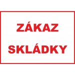 Zákaz skládky plast 0,5mm A3 (420 x 297 mm) – Zboží Mobilmania