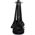 BERLINGERHAUS Kuchyňské náčiní sada 6 ks se stojanem Black Rose Collection BH-8617 – Zboží Mobilmania