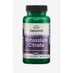 Swanson Potassium Citrate Citrát Draselný 99 mg 120 kapslí – Hledejceny.cz