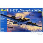 Revell Plastic ModelKit letadlo 04279 B-17FMemphis Belle 1:72 – Zboží Dáma