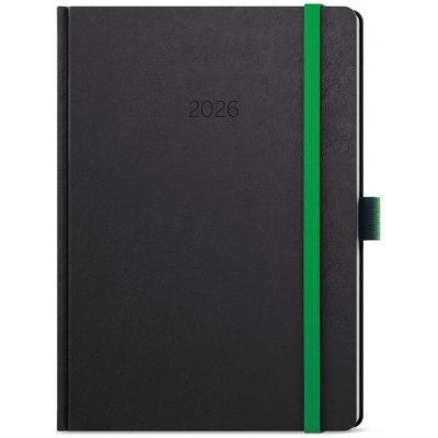 Oskar Nora A5 Týdenní 2026 zelená – Zboží Mobilmania