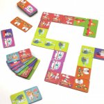 Woopie vzdělávací hra doprava zvířata puzzle domino Montessori – Zbozi.Blesk.cz
