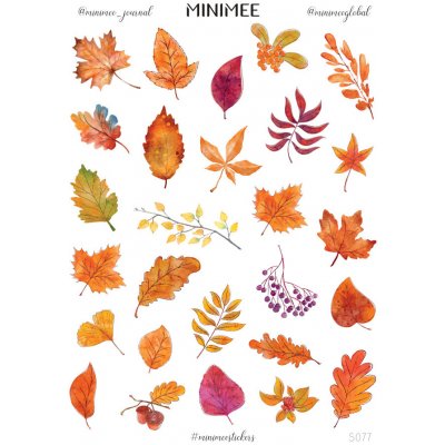 Samolepky MINIMEE - Barevný podzim – Zboží Živě
