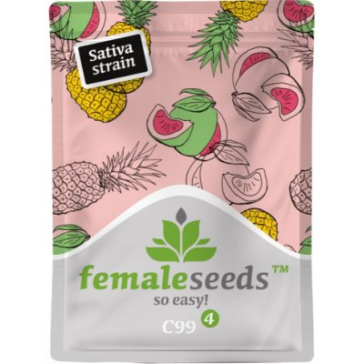 Female Seeds C´99 semena neobsahují THC 10 ks