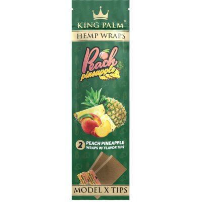 King Palm Hemp Wraps konopný blunt Peach Pineapple 2 ks – Zboží Mobilmania
