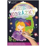 Vyškrabávací obrázky 2 archy PRINCEZNA – Zboží Dáma
