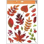 Anděl Okenní fólie Podzimní listí s javorovými listy 42 x 30 cm – Sleviste.cz