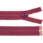 Spirálový zip no.5 rozepínací 70cm - více barev color: 563 červená tmavá – Hledejceny.cz