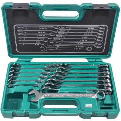 Honiton sada očkoplochých klíčů vyhnutých 14 dílů 6-19 mm box H0114 – Zboží Mobilmania