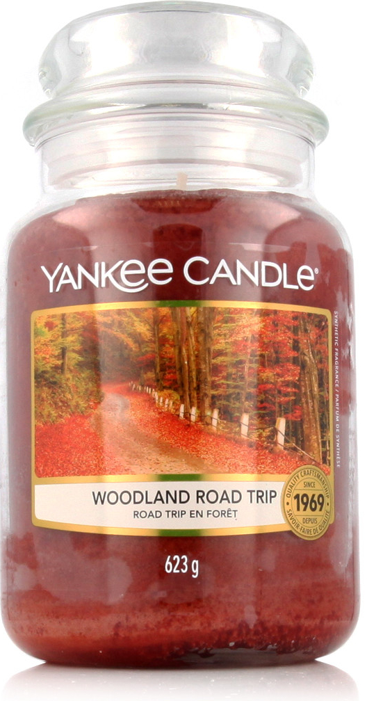 Yankee Candle - Vela perfumada WOODLAND ROAD TRIP grande 623g 110-150 horas