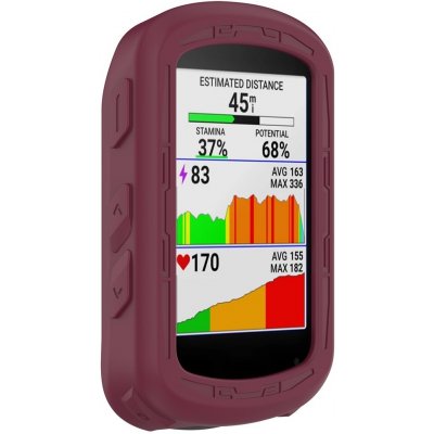 Drops silikonový obal na GPS cyklonavigaci Garmin Edge 840/540 - vínový | Zboží Auto