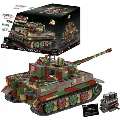 COBI 2807 WWII Německý tank PzKpfw VI TIGER Ausf. E 1:12 – Zboží Dáma