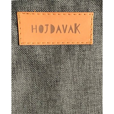 Závěsné houpací křeslo černý melír HOJDAVAK MAXI s polštářkem – Sleviste.cz