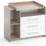 Vicco přebalovací pult Oskar Sonoma White 113x100x53 cm – Zboží Dáma