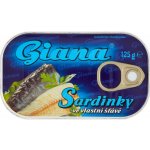 Giana Sardinky ve vlastní šťávě 125g – Zbozi.Blesk.cz