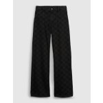 GAP Dětské džíny wide stride Černá – Zboží Dáma