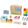 Montessori smyslová pomůcka Mamido Montessori Edukační box pro děti 7-8 měsíců