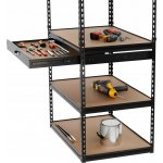 Chomik Regál 180 x 90 x 60 5 polic + šuplík Lakovaný – Hledejceny.cz
