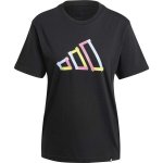 adidas TECH FILL TEE černá – Zboží Dáma