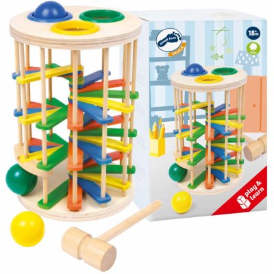 Small Foot Věž s kuličkami na zatloukání – Zboží Dáma