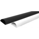 Kabelová lišta 65s samolepicí PVC černá/bílá 65 cm – Zboží Mobilmania