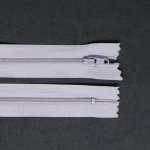 Spirálový zip, šíře 3 mm, délka 65 cm, šedo-fialová – Hledejceny.cz
