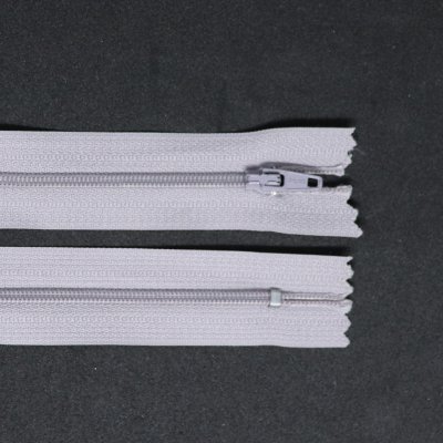 Spirálový zip, šíře 3 mm, délka 65 cm, šedo-fialová – Hledejceny.cz