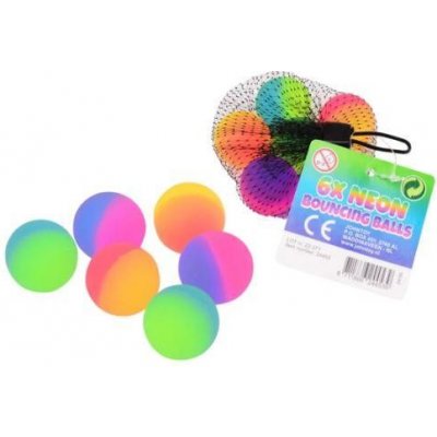 Skákací míčky neonové 2 ks 6 cm – Zboží Mobilmania