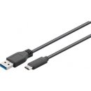 Goobay 71221 USB 3.0,USB 3.1 USB A vidlice, USB C vidlice, 2m, černý